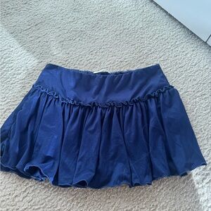 Elegant Navy Blue Women's Skirt